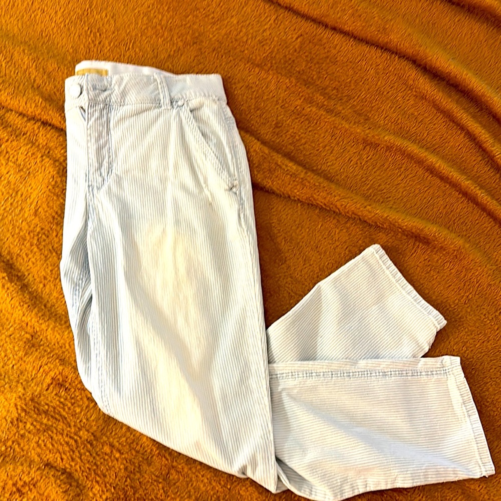 Democracy distressed stripe denim size 6